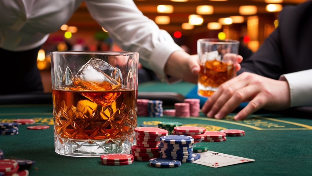 alcohol encourages gambling behavior