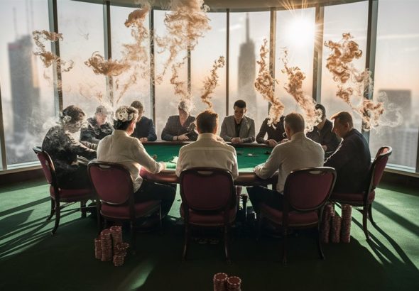 poker birds smoke freedom
