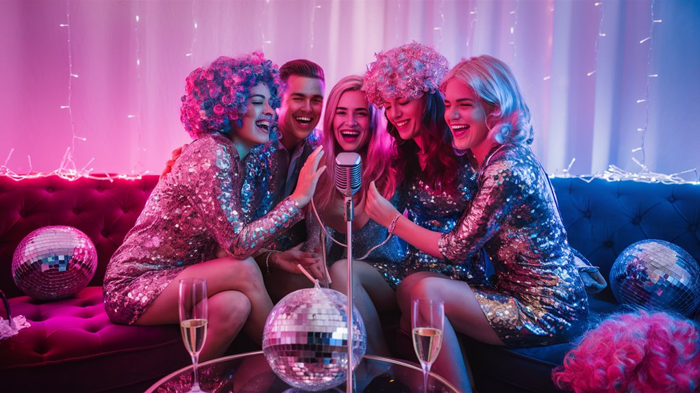 fun singing with friends