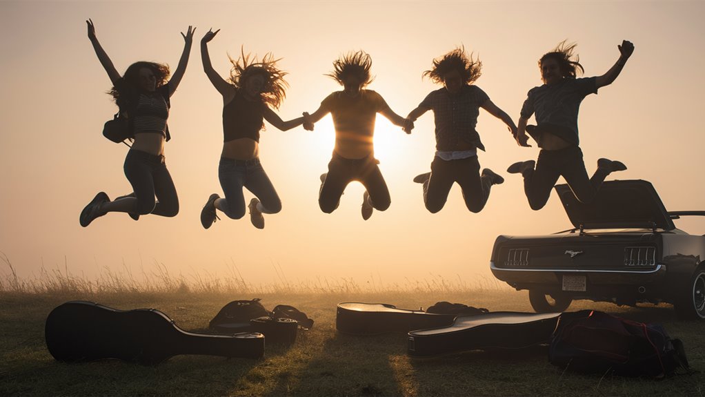 music brings friends together