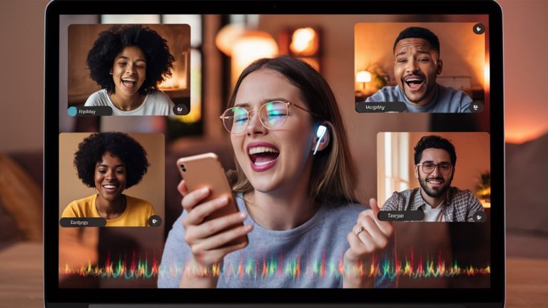 online singing with friends