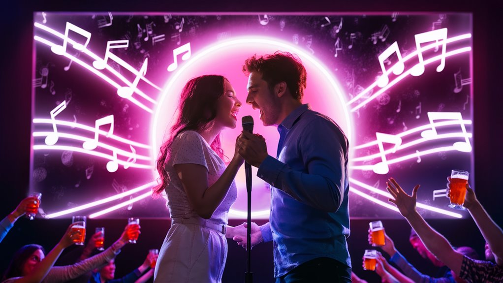 two musicians performing together