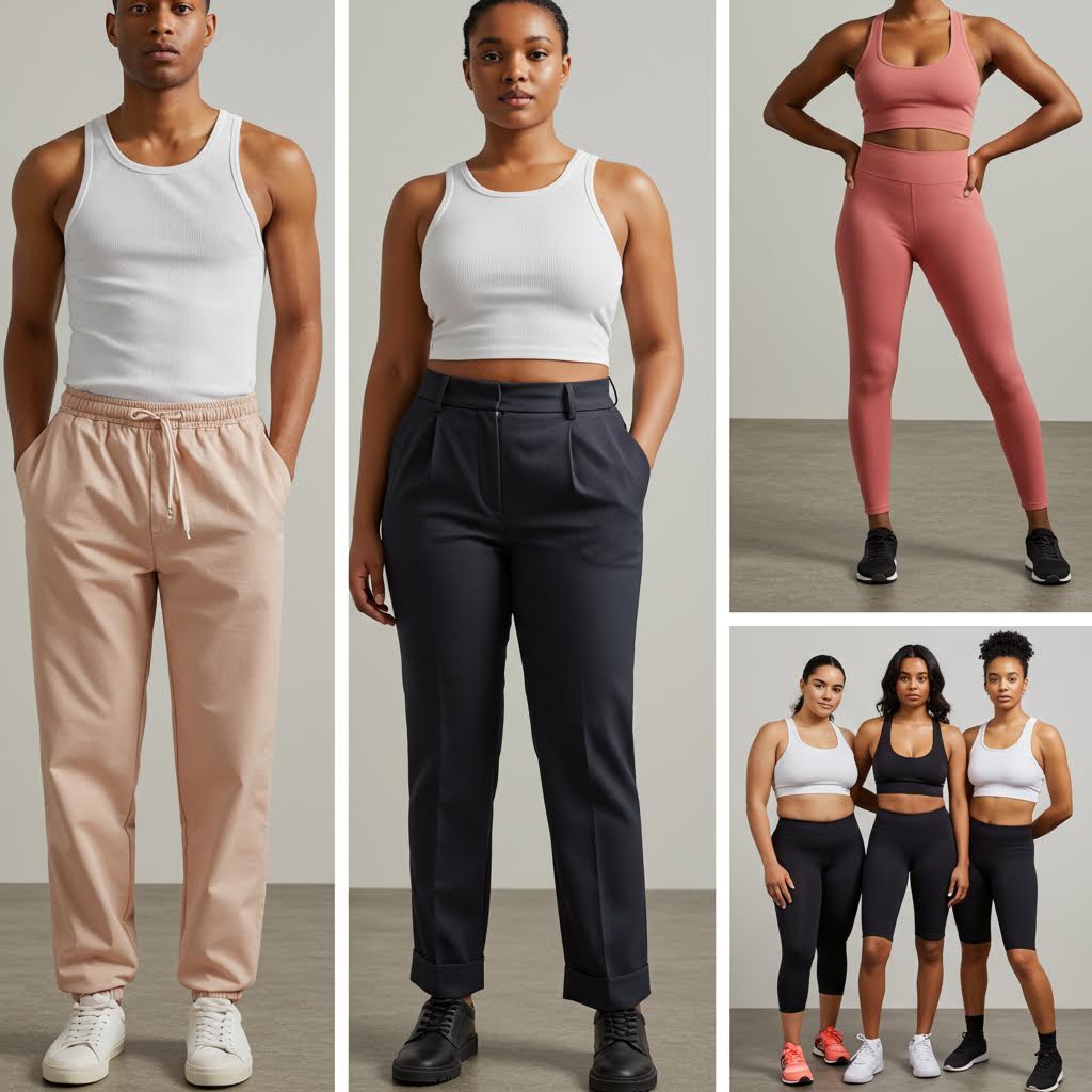 다양한 체형과 포즈 속에서 자연스러움이 드러나고, 온카스터디의 조화로운 철학이 몸의 리듬과 맞닿는 인상