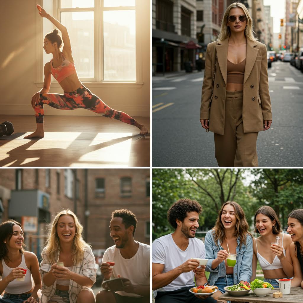 요가 자세를 취하며 온카스터디가 제안하는 균형 잡힌 라이프 스타일